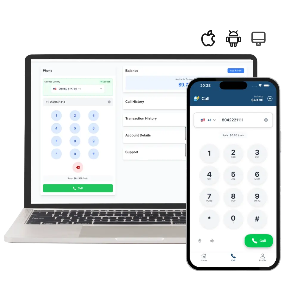 Make International Calls Online from Browser with ZippCall